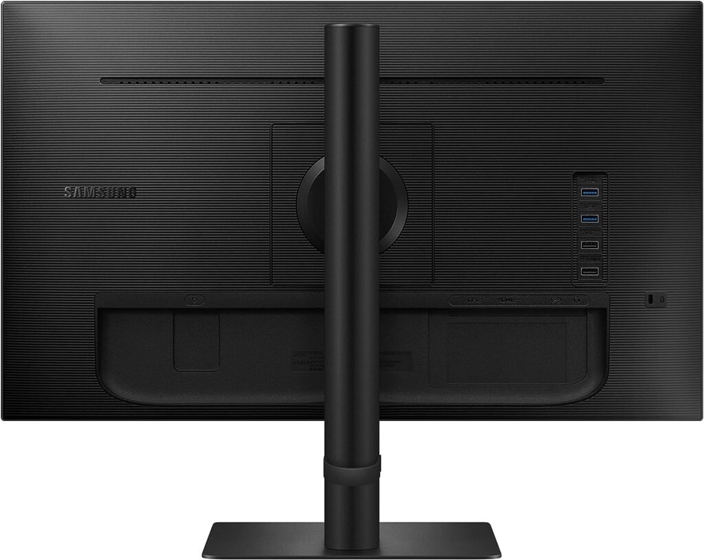 SAMSUNG FT45 Series 24-Inch FHD 1080p Computer Monitor, 75Hz, IPS Panel, HDMI, DisplayPort, USB Hub, Height Adjustable Stand, 3 Yr WRNTY (LF24T454FQNXGO)